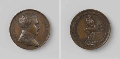 Verblijf van Napoleon I Bonaparte, keizer der Fransen op Elba by Nicolas Guy Antoine Brenet