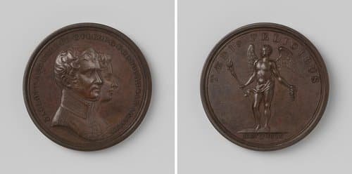 Huwelijk van Leopold, prins van Saksen-Coburg en Charlotte Augusta, prinses van Engeland by Thomas Halliday