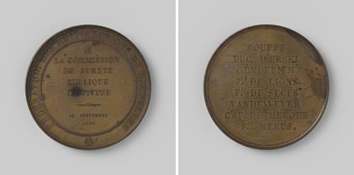 Instelling van de Commission de Sûreté Publique by Adrien Hippolyte Veyrat