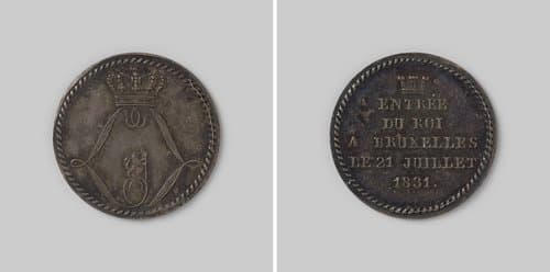 Intocht van Leopold van Saksen-Coburg te Brussel