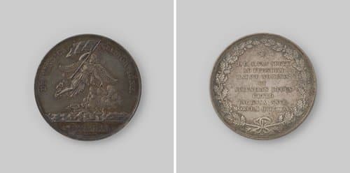 Heldendood van Jan Carel Josephus van Speyk by David van der Kellen (1804-1879)