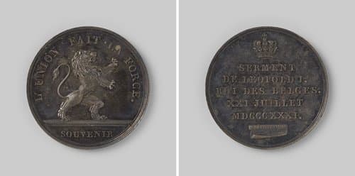 Eed van Leopold van Saksen-Coburg op de constitutie