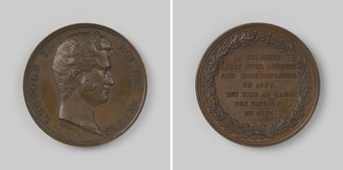 Erkenning van de onafhankelijkeid van het koninkrijk België door de XXIV Artikelen van de conferentie van Londen, ter ere van Leopold I, koning der Belgen