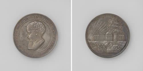Geboorte van Lodewijk Filips Leopold Victor Ernest by Laurent Joseph Hart