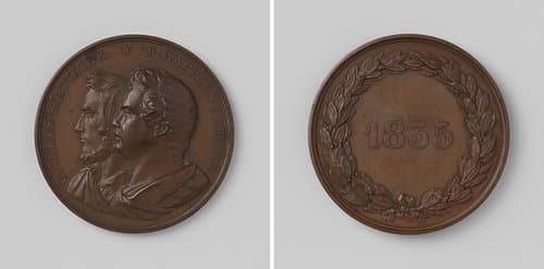 Gustave Wappers, schilder te Antwerpen en Willem Geefs, beeldhouwer