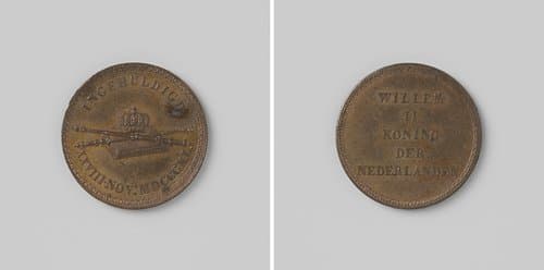Inhuldiging van Willem II, koning der Nederlanden te Amsterdam by anonymous