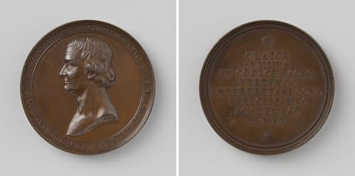 Overlijden van Johan Hendrik van der Palm by David van der Kellen (1804-1879)