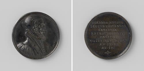 Overlijden van Johannes Knox, hevormer te Edinburgh by Jean Dassier