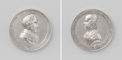 Jonkheer Johan Willem van Vredenburch en jonkvrouwe Maria Adriana van Vredenburch, geboren van der Pot