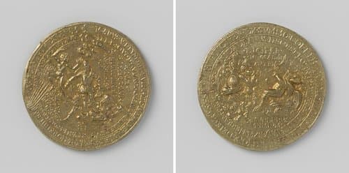 Verwoesting van het standbeeld voor de hertog van Alva opgericht in de citadel van Antwerpen by anonymous