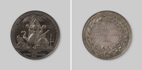 Vijftigjarig bestaan van het Genootschap voor Natuurkundige Wetenschappen te Groningen by David van der Kellen (1804-1879)