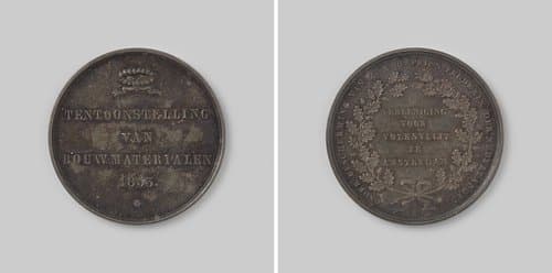 Tentoonstelling van bouwmaterialen, georganiseerd door de Vereeniging voor Volksvlijt te Amsterdam by anonymous
