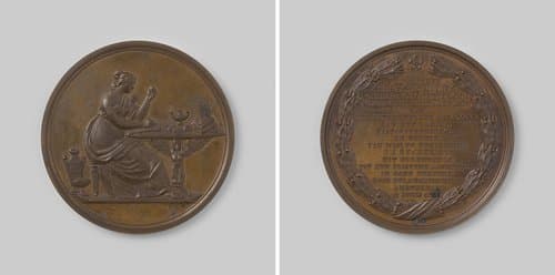 Vervaardiging van de "Catalogue ou Description de la collection de medailles de J.J. Becker Bz." by David van der Kellen (1804-1879)