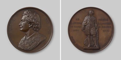 Oprichting van een standbeeld voor Anthonie van Dyck te Antwerpen