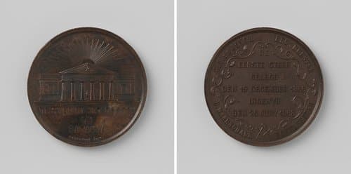 Inwijding van het nieuwe gebouw van de loge "De Ster in het Oosten" te Batavia by Francis Massonet