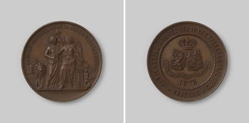 Derde eeuwfeest van de inname van Den Briel by Salomon de Vries