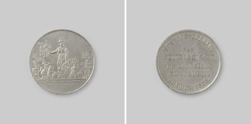 Tentoonstelling van Nederlandsche en koloniale nijverheid te Arnhem by Isaac Alexander de Vries