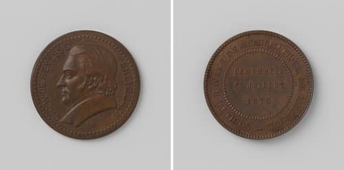 Zitting van de Societe Royale de Numismatique de Belgique, ter ere van graaf C.W. Renesse-Breidbach
