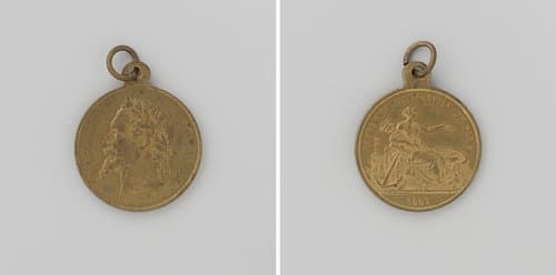 Bezoek van Napoleon III, keizer der Fransen aan de wereldtentoonstelling te Parijs by Monogrammist CT (medailleur)