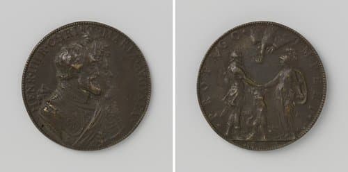 Huwelijk van Hendrik IV by Guillaume Dupré