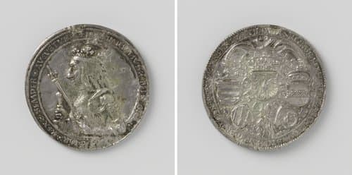Schauguldiner (taler) van Maximiliaan I by Benedict Burgkart
