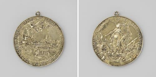 Beleg van Amsterdam door Willem II by Dirk van Rijswijck