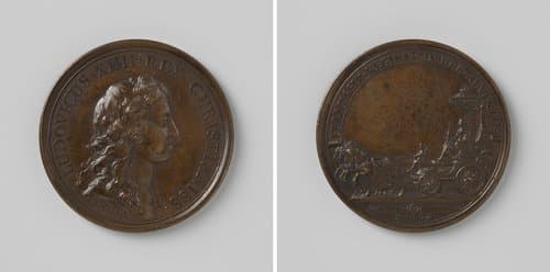 Aankomst van Maria Theresia in Parijs by Jean Mauger