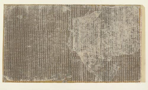 Blad met ruitenpatroon (één van acht identieke bladen) by anonymous
