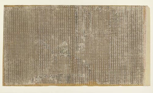 Blad met ruitenpatroon (één van acht identieke bladen) by anonymous