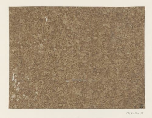 Geaderd stijfselverfpapier in bruin by anonymous