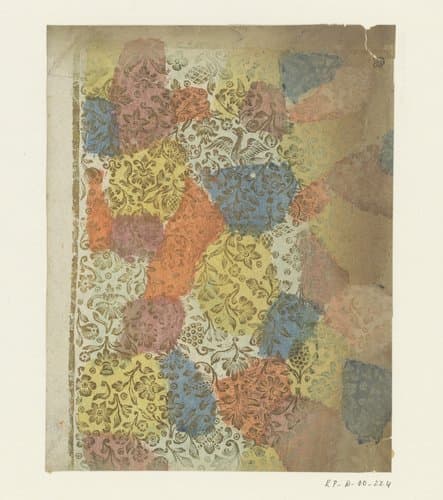 Blad met bloemen met vruchten by Simon Haichele