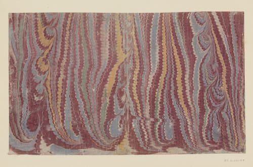 Spiraalkammarmer in rood, geel, groen en blauw by anonymous