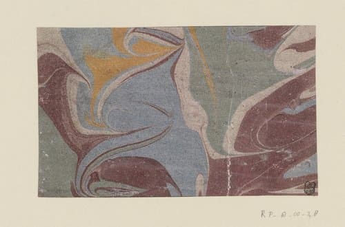 Fantasiemarmer in rood by anonymous