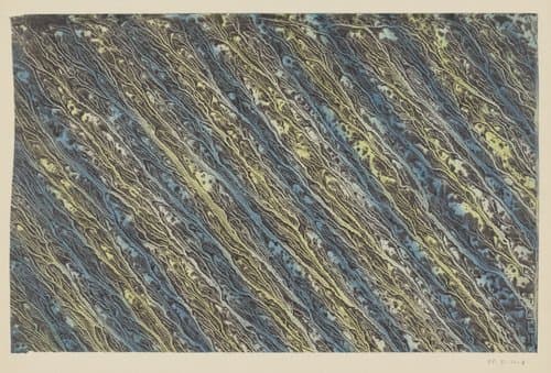 Stroommarmer met diagonale banen in geel by anonymous