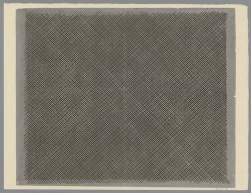 Blad met ruitpatroon by anonymous
