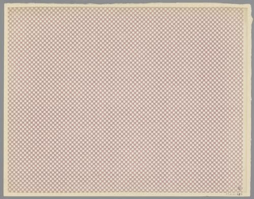 Blad met schaakbordpatroon by anonymous