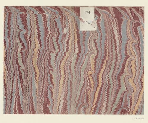 Spiraalkammarmer in rood by anonymous