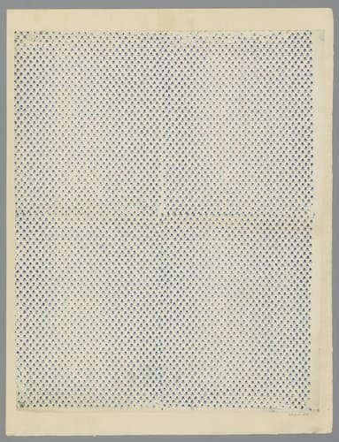 Blad met strooipatroon van vruchtjesmotief by anonymous