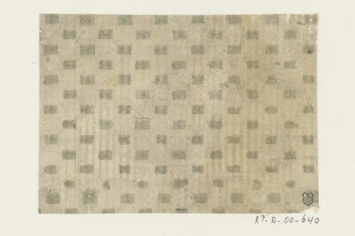 Blad met strooipatroon van rechthoeken op een lijnenfond by anonymous