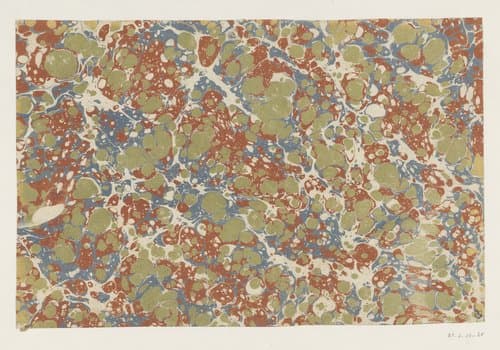 Kiezelmarmer in blauw by anonymous