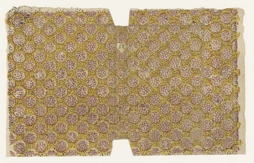 Blad met strooipatroon van ronde motieven by anonymous