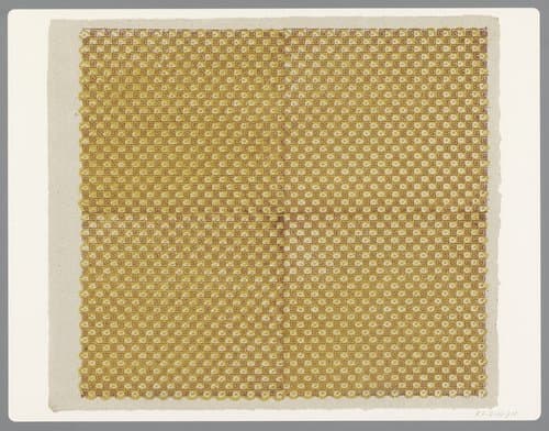 Blad met ruitenpatroon van meander en ruiten by anonymous