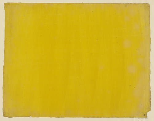 Effen geel papier by anonymous