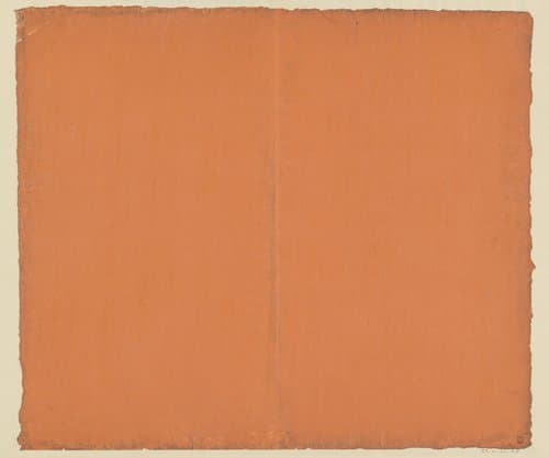 Effen oranje papier by anonymous