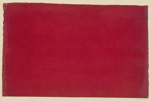 Effen rood papier by anonymous