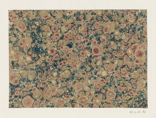Graniet-kiezelmarmer in zwart, groen, roze en bruin by anonymous