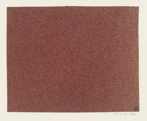 Rood gevlekt papier by anonymous