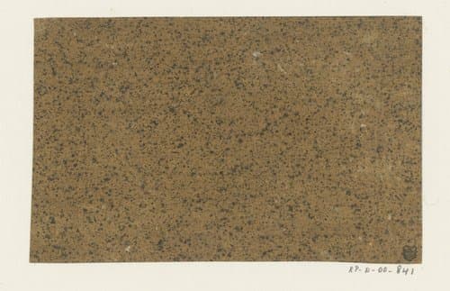 Zwart gespikkeld bruin papier by anonymous