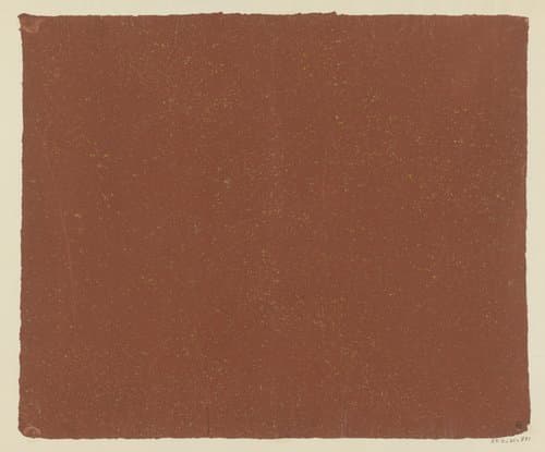 Geel gespikkeld rood papier by anonymous