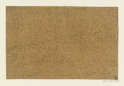 Zwart gespikkeld geelbruin papier by anonymous